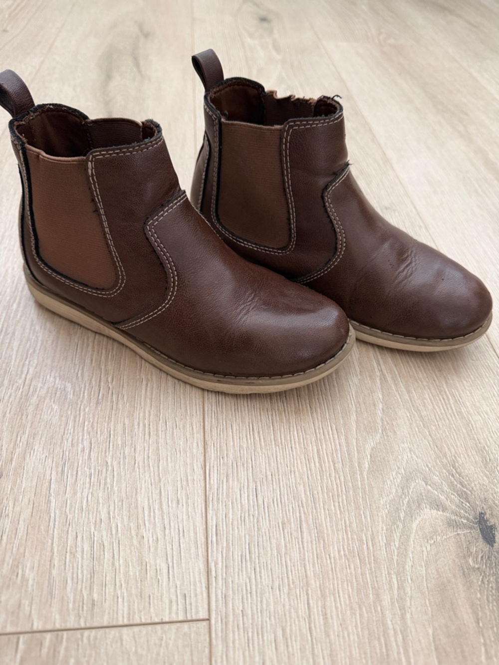 Old Navy Brown Kids Chelsea Ankle Boots